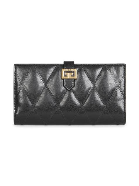 givenchy black leather wallet|givenchy wallets women's.